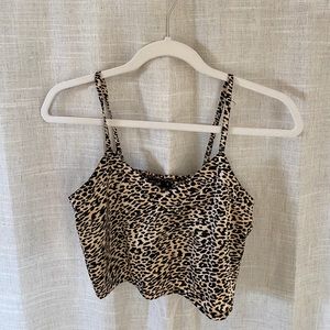 Cheetah crop top